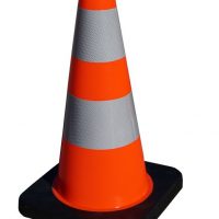 Leitkegel 500 mm hoch, 2,00 kg, HDPE, Folie RA 2