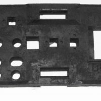 Fußplatte nach K1 schwarz