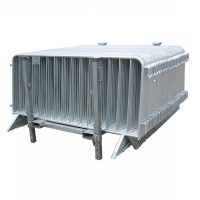 Absperrgitter auf Stahlpalette STG35