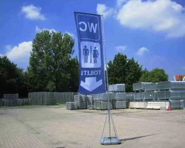 Fahne WC