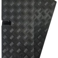 (Rollstuhlüberfahrt rechtes Teil) für Kabel-Überfahrschutz ohne Verbindungszapfen