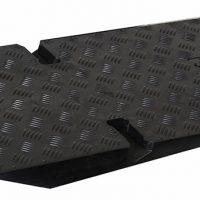 (Rollstuhlüberfahrt Mittelteil) für Kabel-Überfahrschutz