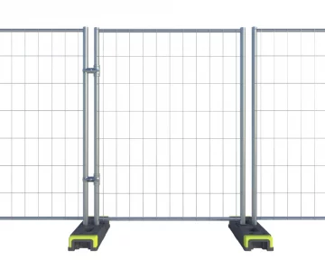 Bauzaun  L 1,20 m (mit verstärkter Ecke)