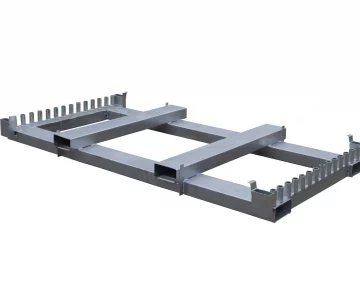 Transportpalette TPA für 30 Alu Barrieren L 2,20 m