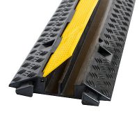 2er Kabel-Überfahrschutz mit 2 Kanälen (gerade)