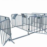 Eingangsschleuse BFAG.net, 2 Durchgänge mit Gangverbinder