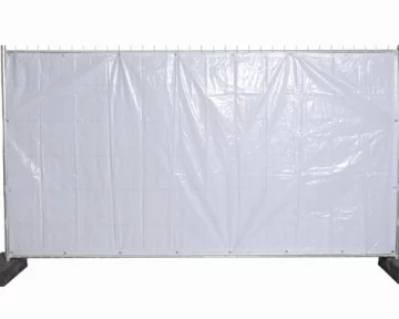 Bauzaunsichtschutz Plane economy 1,76 x 3,41  weiß
