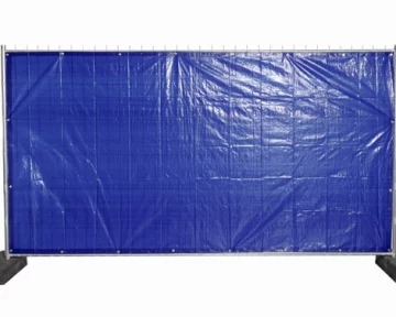 Bauzaunsichtschutz Plane 1,76 x 3,41 blau