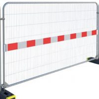 Reflective Fence Strip (PVC) Rot-Weiß