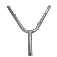 Y-Stacheldrahthalter mit Drahthalter und Löchern