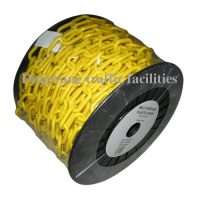 Kunststoffkette 8 mm  gelb Rolle 25 m