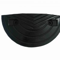 Bodenschwelle Endkappen, 175x350x50mm schwarz