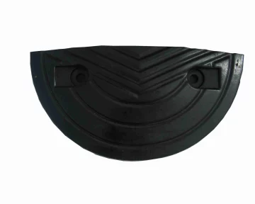 Bodenschwelle Endkappen, 175x350x50mm schwarz