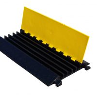 Kabel-Überfahrschutz mit 5 Kanälen (feste Verbinder)