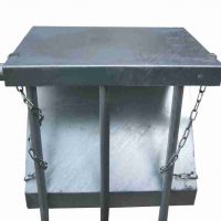 Taschenablage | Tisch  für Absperrgitter