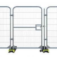 Euro Tür Round Top Spezial für Bauzäune